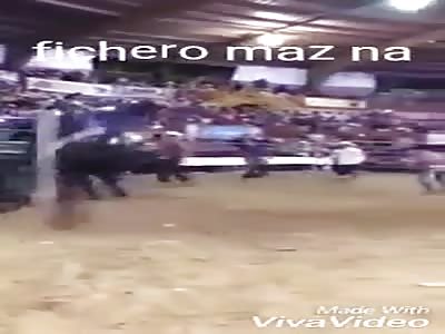 Cowboy dies in rodeo (another angle)