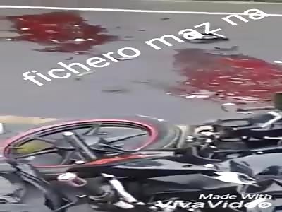 Motorcycle accident leaves many dead