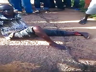 Black with broken foot (safe to run after stealing is stumbled)