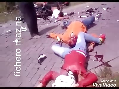 Terrible fatal motorcycle accident