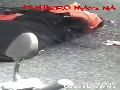 Dead an accident with head smashed