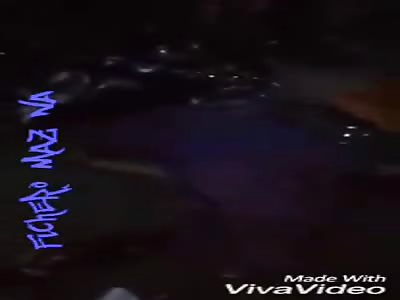 Man with crushed head