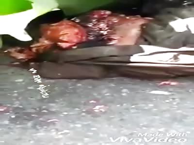 Biker with a fucked up head