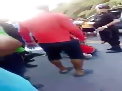 Woman tries to revive her son who died in accident