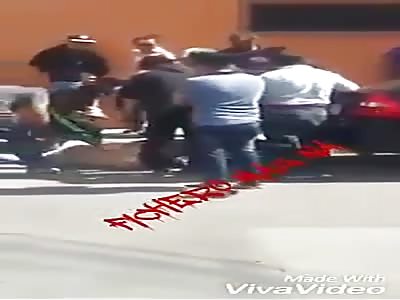 Thief struck by passersby