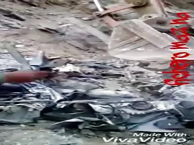 Machine moves auto to recover corpse