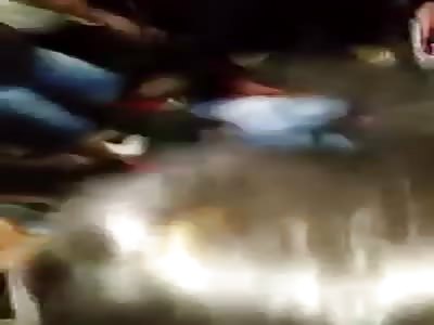 Thief beaten by victims