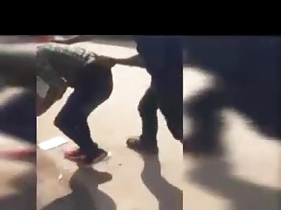 allahabad young boy beaten in public area