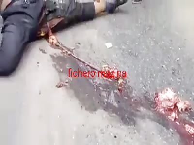 He gets his guts in the ass