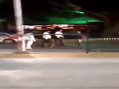 tourists gets beaten, at san ysidro border in mexico