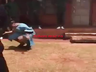 Woman whipped by black