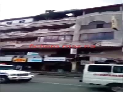 Suicide woman jumps and dies