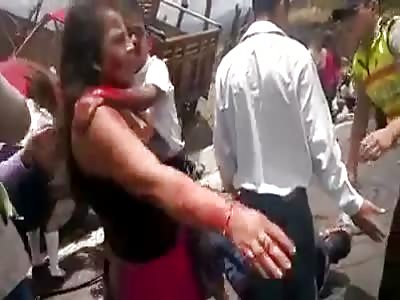 Accident on the road many dead