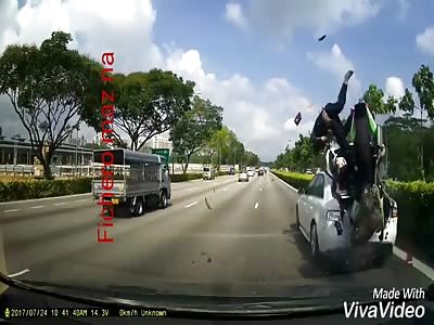  Horrific bike accident  (Best Quality)