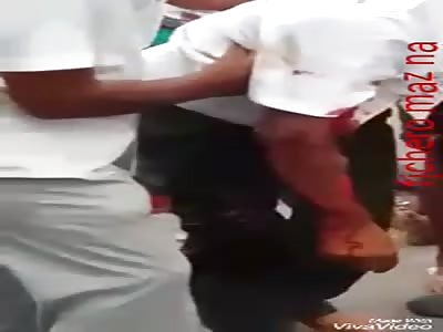 man with his head done shit by accident