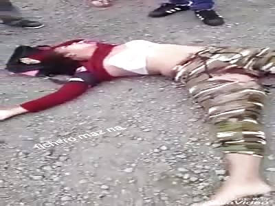 ACCIDENT: woman and man practicing their best yoga movements