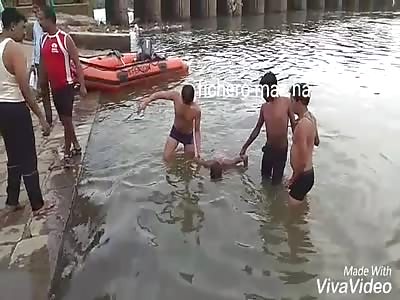 STIFF: man is taken from the dead lake