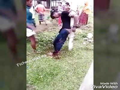 RATERO: A thief is found and beaten on his buttocks