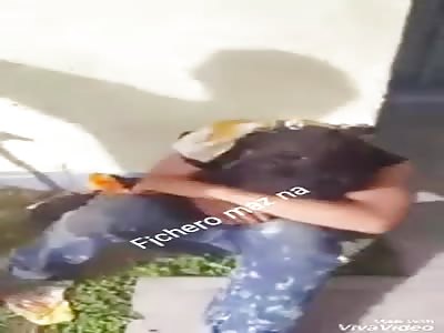 STRIKE: racer gets hit