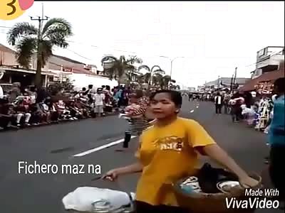 ACCIDENT: brutal clash of horses leaves wounded riders