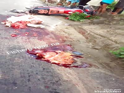 cyclist crushed by truck