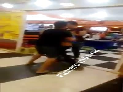 thief captured and beaten