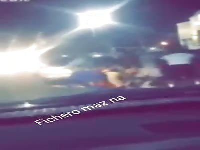 MEN FIGHT ON THE STREET