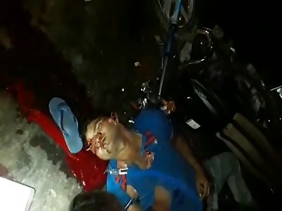 MOTORCYCLE SUFFER ACCIDENT