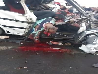 BRUTAL AFTERMATH ACCIDENT