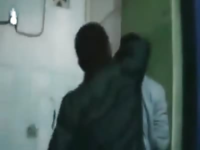 MAN HITS YOUNG PEOPLE