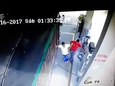 ACCIDENT IN GAS STATION