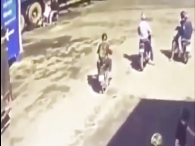 MAN CRUSHED BY TRUCK