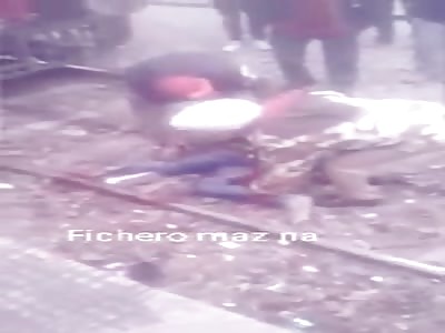 DEAD MAN IN THE TRAIN TRACKS