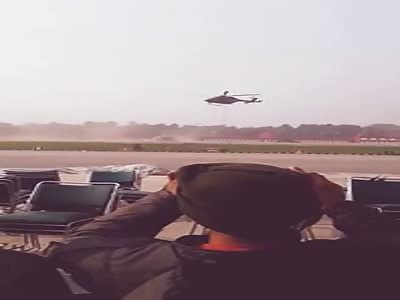 ACCIDENT IN HELICOPTER DEMONSTRATION