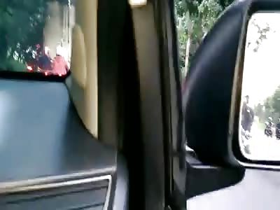 ACCIDENT OF MOTORCYCLIST