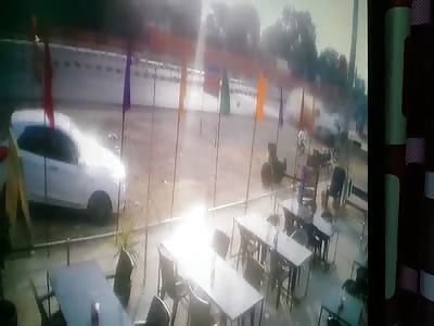 Man  Ejected From Car Flips Over in Spectacular Accident