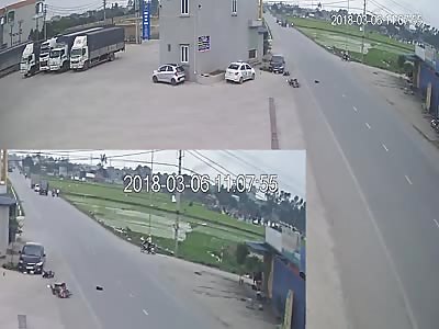 MOTORCYCLE FLIES FOR THE AIR