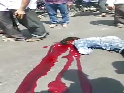 RESTING ON THE STREET