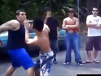 FROM A BLOW TO THE CANVAS