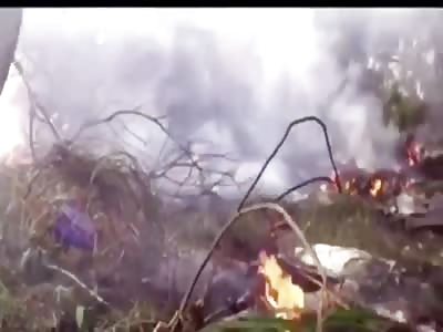 SEQUELS OF AIR ACCIDENT IN CUBA (other angle)