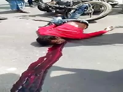 ACCIDENT OF MOTORCYCLISTS