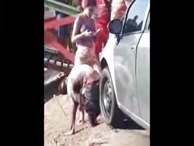 THIEF RECEIVES PUNISHMENT