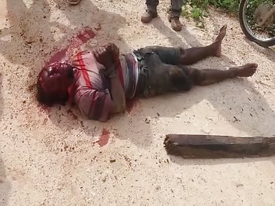 THIEF RECEIVES PUNISHMENT