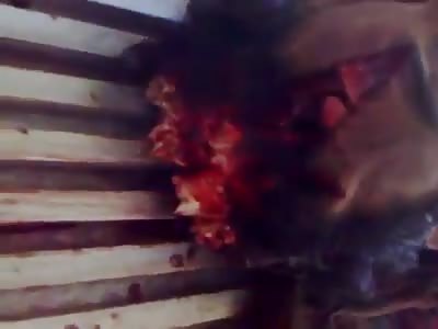 MAN WITH SERIOUS WOUNDS