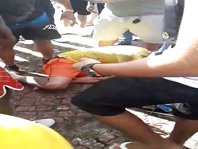 THIEF RECEIVING PUNISHMENT