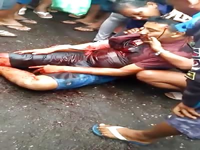 MAN DIES SLOWLY AFTER BEING CONNECTED