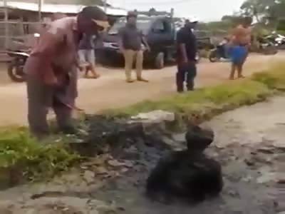 MAN RECEIVES PUNISHMENT