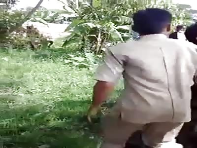 THIEF RECEIVING PUNISHMENT