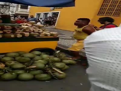 THIEF RECEIVING PUNISHMENT