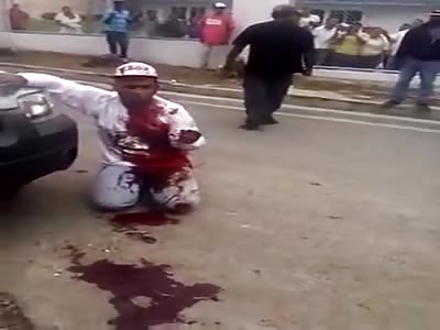 Thief injuried after shots